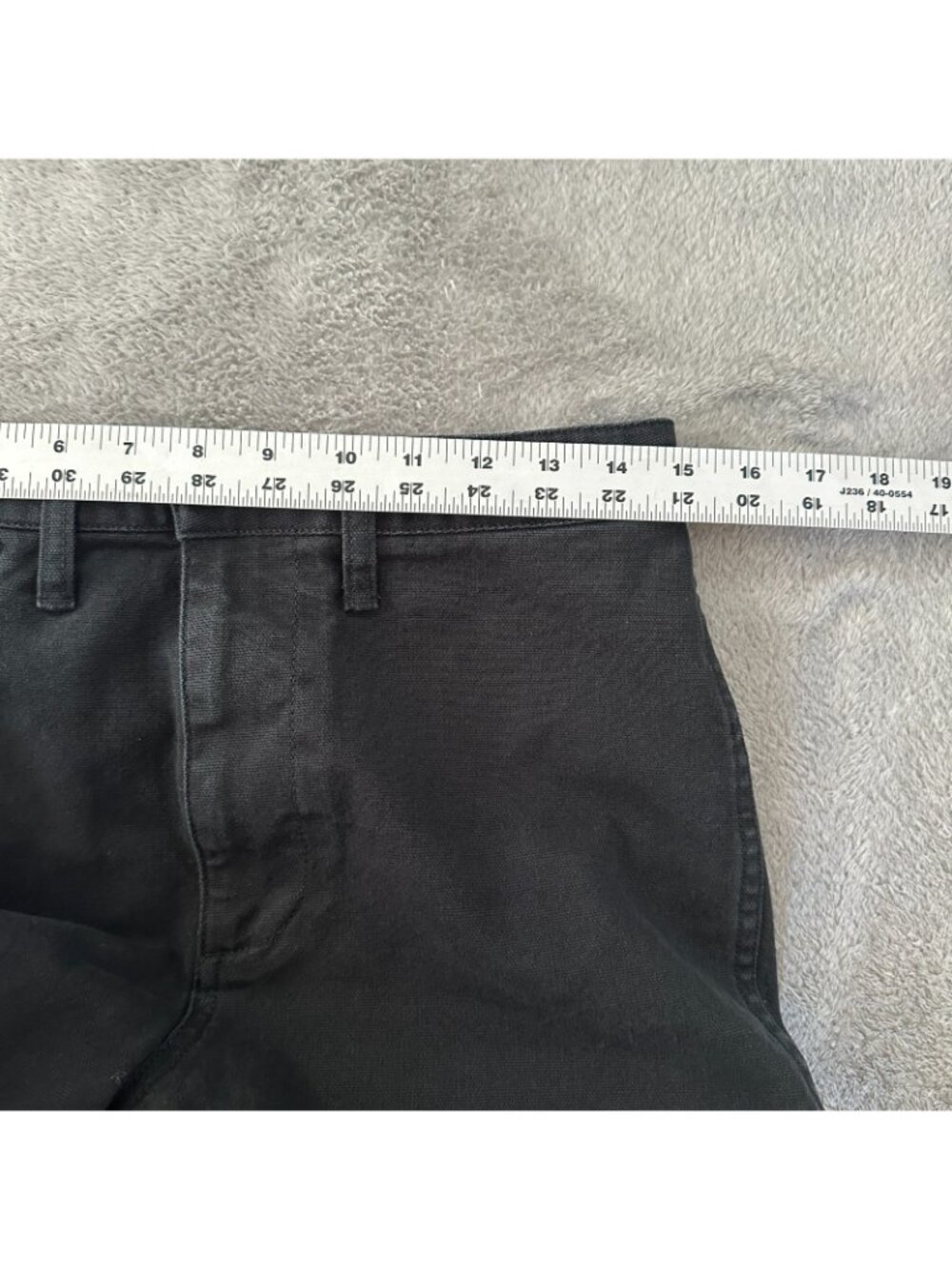 Madewell Emmett Patch Pocket Wide Leg Crop Jeans 28 Black High Rise - Picture 5 of 8